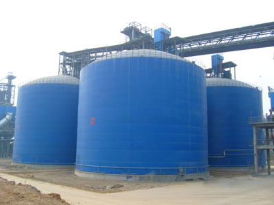 北票水泥钢板库改造